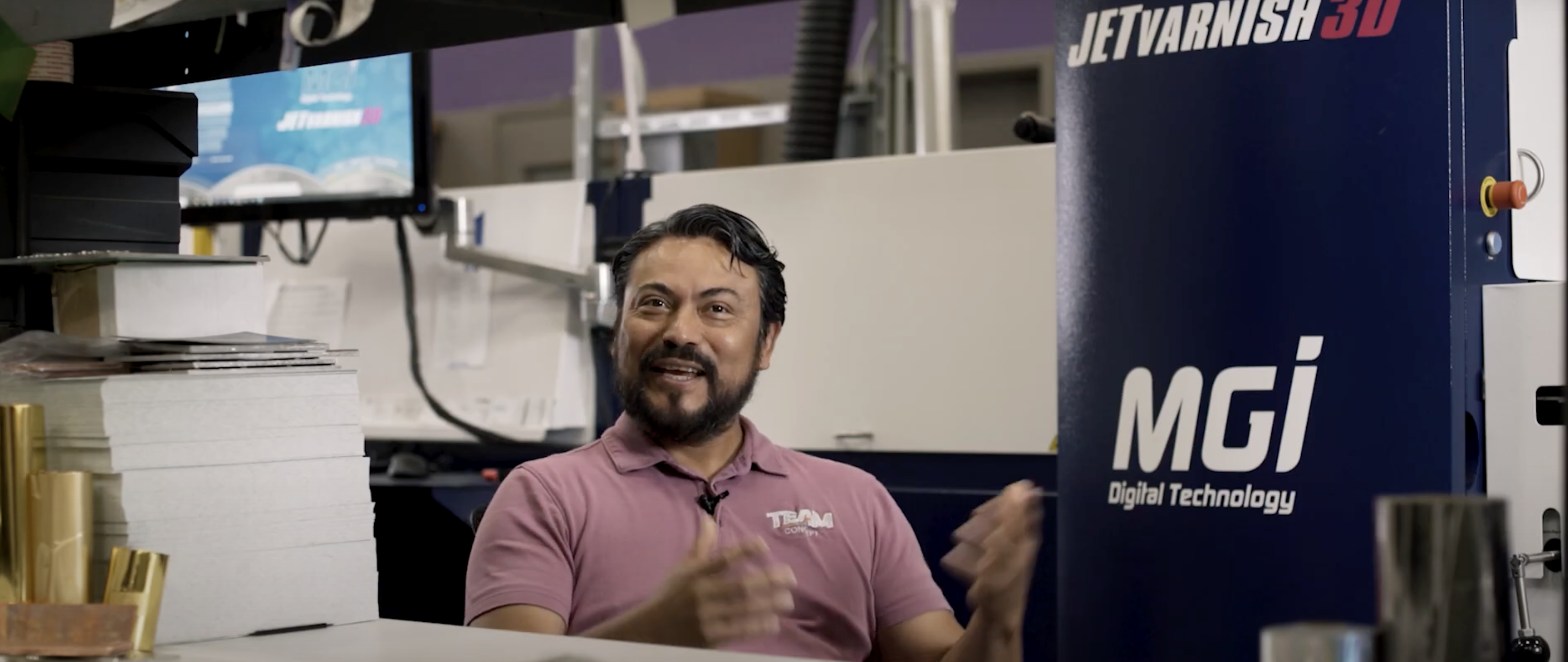 Operator Spotlight: Paco Salcedo, MGI Press Operator at TEAM Concept